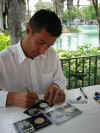 SWW 03 Coin Bronze Silas Carson Signing