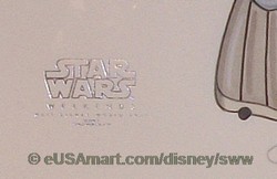 The first Official Star Wars Weekends event logo stamp on artist colored sketch LE 30 