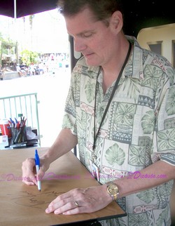 Tom Kane Signing Framed Star Wars Weekens 2009 Poster