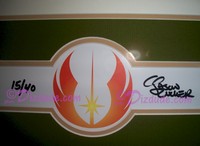 Star Wars Weekends 2011 Disney Artist Jason Zucker Hand Drawn Sketch Yoda Stitch Signature & Nrumber